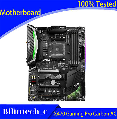 FOR MSI X470 GAMING PRO CARBON AC AM4 AMD Gaming Motherboard DDR4 64GB $363.00