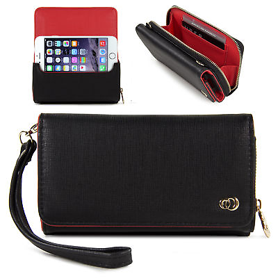 #ad Small Womens Clutch Wrislet Wallet Purse for iPhone and Android Phones $14.99