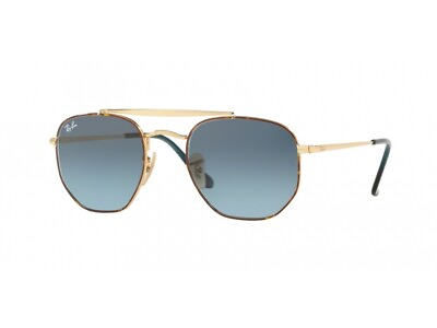 #ad Sunglasses Ray Ban RB3648 THE MARSHAL 91023M havana blue $134.47