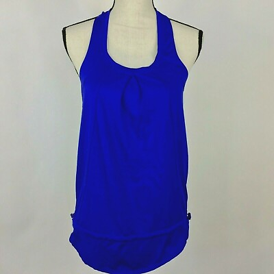 #ad Weatherproof 32 Degrees Cool Tank Top Women Small T Back Blue $18.14
