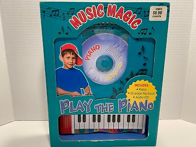 #ad Music Magic: Play the PIANO Hardcover by Eric Hutton Piano Included $6.50