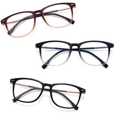 #ad Glasses Frames Fashionable Ultra light Full Rim Mens Womens Square Frames K $16.19