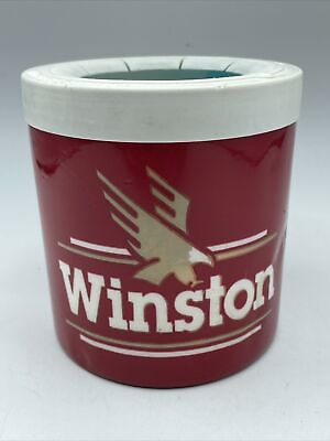 #ad Vintage The Fridge Freezable Koozie Winston 1991 Cigarette Can Cooler $21.99