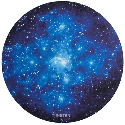 Non Slip Round Galaxy Mouse Pad For Computer Gaming Blue Starry Night $6.99