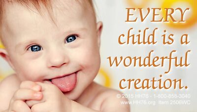 #ad Every Child Is A Wonderful Creation Business Card Pro Life Magnet Pack of 50 $35.00