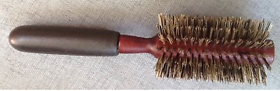 #ad 2.5” diameter Boar Bristle Round Hair Brush new comfort grip by hairsense $11.50