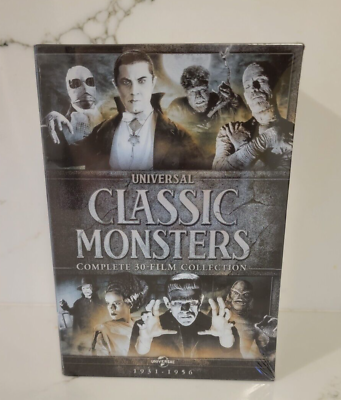 #ad Universal Classic Monsters Complete 30 Film Collection DVD Edgar Barrier *NEW* $34.99