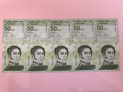 #ad VENEZUELA 50 DIGITALES X 5 Pcs banknotes 2021 UNC NEW USA Seller BEST bundle $28.99