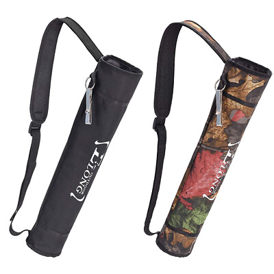 #ad Archery Arrow Quiver Holder Bag Backpack Shoulder Pouch Adjustable Bow Hunting $14.24