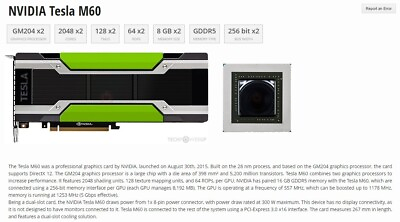 #ad Nvidia Tesla M60 GPU 16GB GDDR5 Graphics Accelerator✅Cisco UCSC GPU M60 ✅ $64.95