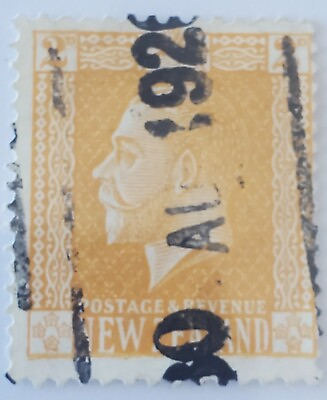 #ad New Zealand KGV 1915 1930 2D Used Stamp 1920s Postmark $42.00