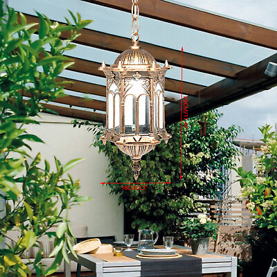 #ad Outdoor Pendant Light Waterproof Hanging Lamp Hanging Lantern Light for Porch $35.70
