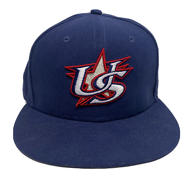 #ad US World Baseball Classic embroidered Baseball New Era cap hat Size 8 $49.99