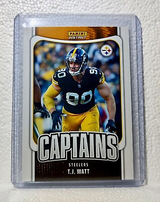 #ad T.J. Watt 2023 Panini NFL Captain #27 Football Card Pittsburgh Steelers 1 331 $19.75