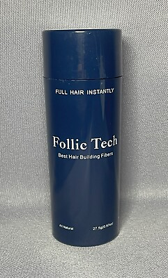 #ad Vegan Hair Building Fibers Medium Brown 275g Follic Tech In 10 Shakers $59.99