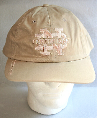 #ad Vtg University of Notre Dame Fighting Irish Team New NOS Cap Hat 1994 $19.99