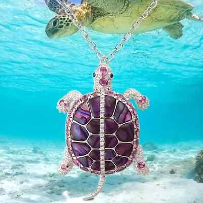 #ad Boys Fashion Elegant Creative Turtle Pendant Necklace Memorial Commemorative New $16.98