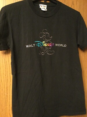 #ad Mickey Mouse Walt Disney World Black M $40.00