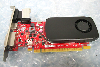#ad DELL GeForce GTX 745 PCI Express 3.0 4GB DDR3 HDMI D SUB DVI Video Card 0TC2P0. $29.99