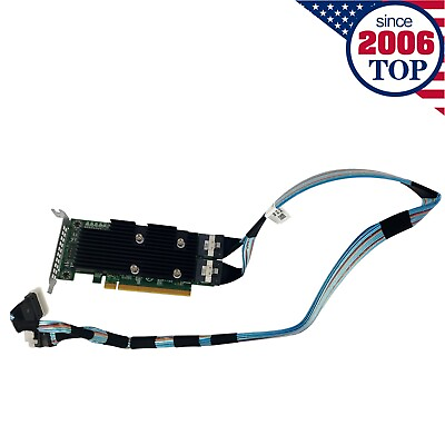 #ad Dell PowerEdge R740xd SSD NVMe PCIe Extender Expansion Card CDC7W w Cable 4JW8N $120.99