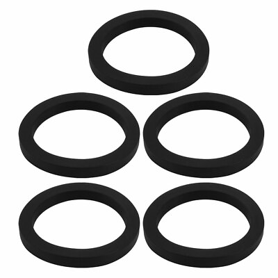 #ad 5Pcs 35mm x 45mm x 5mm Rubber Oil Sealing O Rings Washer Gasket Black AU $14.85