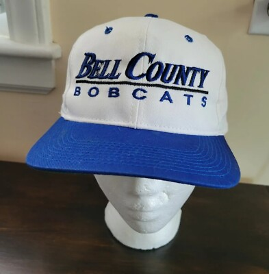 #ad Vintage Bell County Bobcats Hat Kudzu Brand Free Ship $9.99