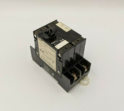 #ad Fuji Electric CP32E 5 Circuit Protector 5A 250V 50 60Hz Screw Terminal Din Rail $8.00