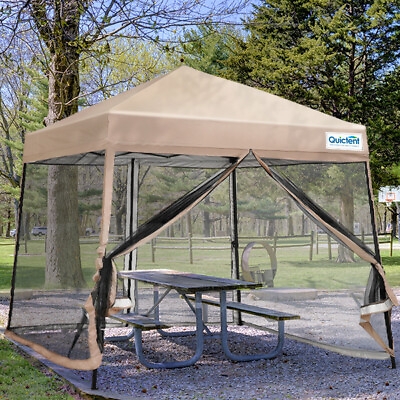 #ad Quictent Outdoor 9X9FT Slant Leg Pop up Canopy Tent Instant Party Folding Gazebo $139.99