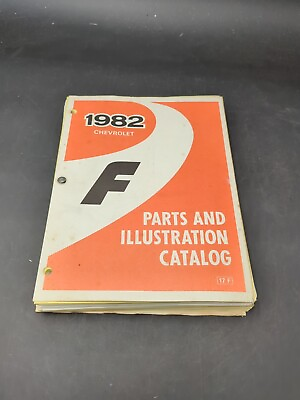 #ad 1982 Chevrolet F Camaro Parts Illustration Catalog Book $29.00