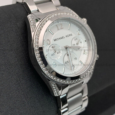 #ad New Michael Kors MK5165 Blair Silver Stainless Steel Bracelet Ladies Watch $106.80