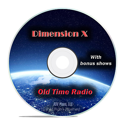 #ad Dimension X 990 Fantasy and Sci Fi Old Time Radio Shows OTR DVD CD G09 $8.99