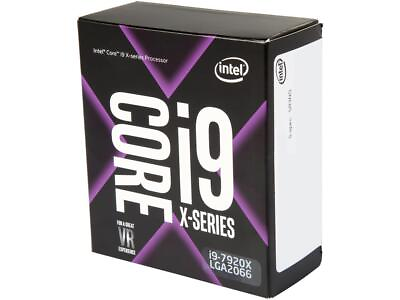 #ad I9 7920X or Inter Core LGA2066 CPU 7920x 12 Cores 24 Threads 2.90GHZ 16.5MB 140W $280.45