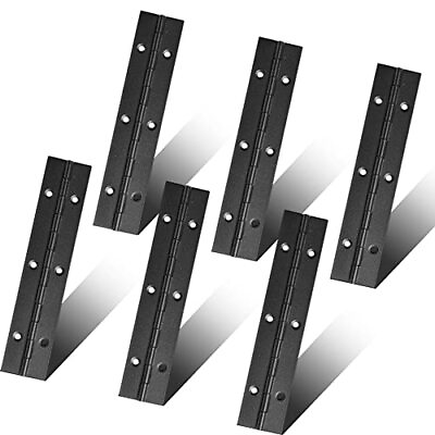 #ad 6 Pack 6 Inch Piano Hinge Heavy Duty Continuous Hinge with Holes for Cabinets... $22.97