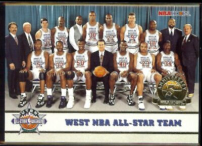 #ad WEST CONFERENCE ALL STAR TEAM 1993 Hoops GOLD Insert #282. Mailman $4.75