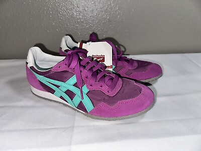 #ad NWT Onitsuka Tiger Serrano Purple amp; Aqua Size US Men 4.5 UK 37 Sneakers Shoes $110.00