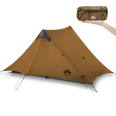 #ad Ultralight Camping Tent 2 Men Waterproof Outdoor Hiking Family Tents Shelter New $189.98