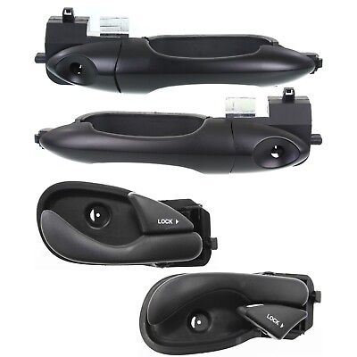 #ad Exterior Door Handle Kit For 2000 2007 Ford Focus Front Left and Right For Sedan $58.03