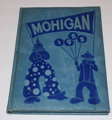 #ad 1955 Morgantown WV High School Yearbook year book Clown cover Mohigan $49.99