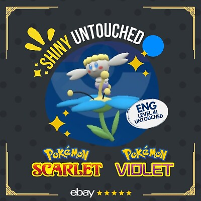 #ad Flabebe Blue 🔵 Shiny Event Mass Outbreak Untouched Pokémon Scarlet Violet $2.99