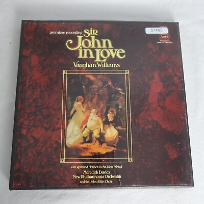 #ad Meredith Davies Vaughan Williams Sir John In Love Box Set LP Vinyl Record Album $7.82