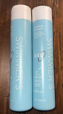 #ad Lot Of 2 Ion Swimmer#x27;s Purifying Solutions Shampoo 10.5oz Sun Chlorine Damage $29.95