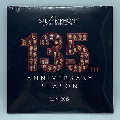 #ad St Louis Symphony 135th Anniversary Season CD OOP 2015 Interview Slatkin SEALED $14.95
