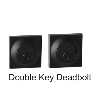 #ad Delaney Hardware Bravura Black Double Cylinder Deadbolt $79.63