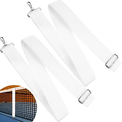 #ad Summer Tennis Net Center Strap Adjustable Height Tennis Net Straps Portable T... $32.38