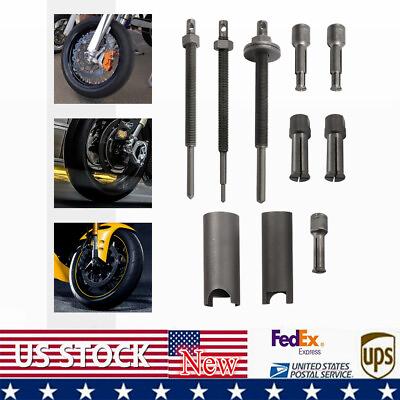 #ad Motorcycle Bearing Puller Car Bicycle Wheel Inner Puller Tool Remover Repair Kit $21.94