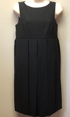 #ad CAbi Womens Dress Black Flapper Sleeveless Empire Waist Sheath Size 2 Small $22.71