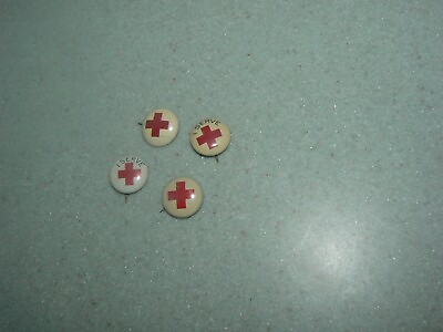 #ad Vintage Red Cross 1920 I Serve American junior red cross Set of 4 Vintage Stic $12.00