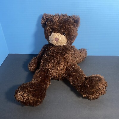 #ad Gund Bradley The Borders Bear Brown Floppy Bean Bag Teddy Stuffed Animal Lovey $4.54