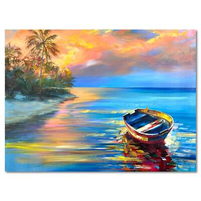 #ad Vadik Suljakov quot;Tropical Breezequot; Original Oil Painting on Canvas Hand Signed Art $6000.00