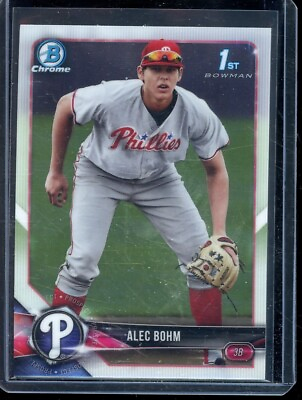 #ad 2018 Bowman Chrome Alec Bohm Rc #BDC25 Philadelphia Phillies $3.99